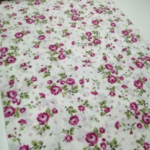 Gül Nevresim Kumaşı Pembe