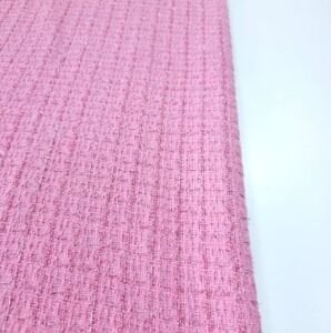Pembe Simli Şanel Kumaş