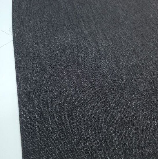 Simli Balık Sırtı Kumaş Kahverengi