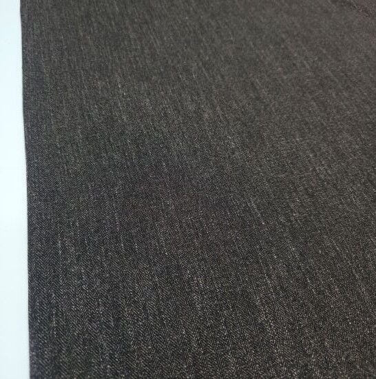 Simli Balık Sırtı Kumaş Sütlü Kahverengi