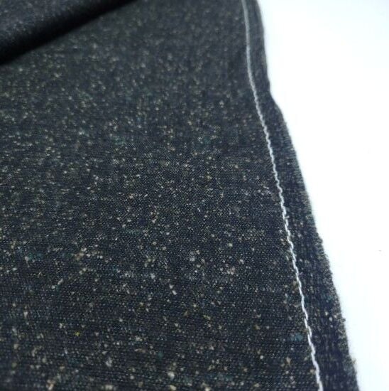 Pamuk Tweed Kumaş Siyah