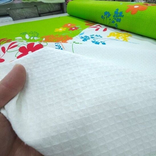 Bahar Desenli Pike Kumaş