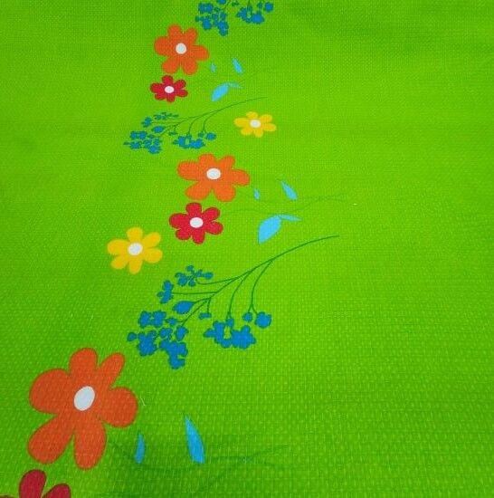 Bahar Desenli Pike Kumaş