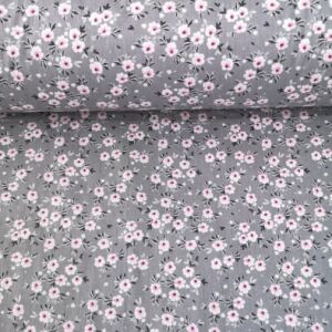 New Papatya Poplin Kumaş gri