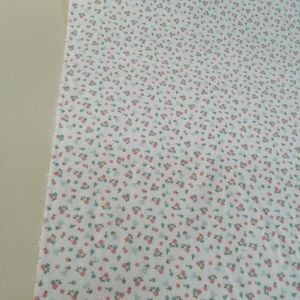 Çıtır Çiçekler Pembe Pazen Kumaş