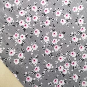 New Papatya Poplin Kumaş gri