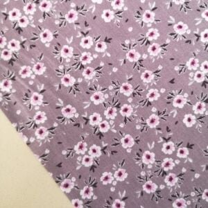 New Papatya Poplin Kumaş menekşe