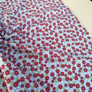 Mavi Zemin Pazen Kumaş