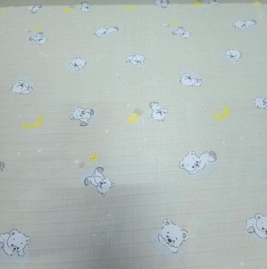 Bej Ayıcıklı Müslin Bezi