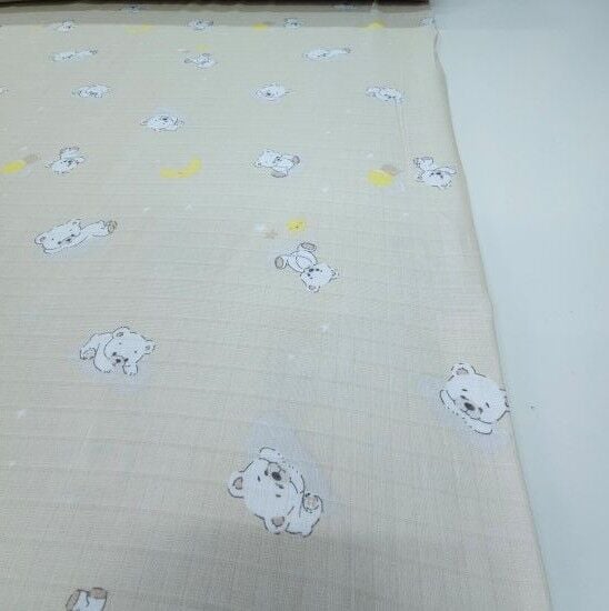 Bej Ayıcıklı Müslin Bezi