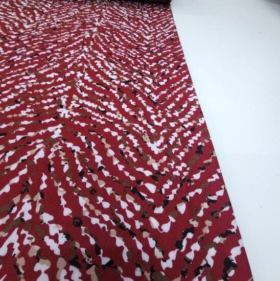 Uçuşan Çiçekler Bordo