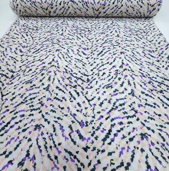 Uçuşan Çiçekler Mor