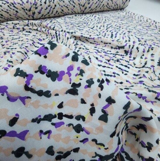 Uçuşan Çiçekler Mor