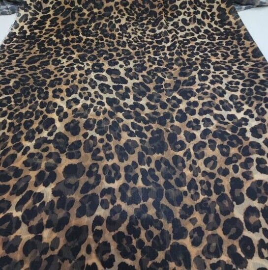 Leopar Şifon Kumaş