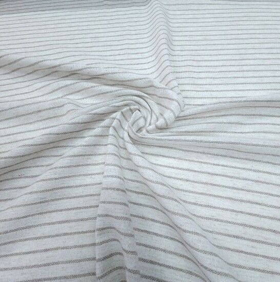 Çizgili Keten Sütlü Kahve