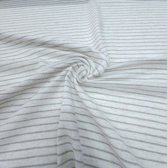 Çizgili Keten Sütlü Kahve