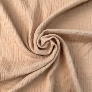 Çift Katlı Müslin Kumaş Cappuccino