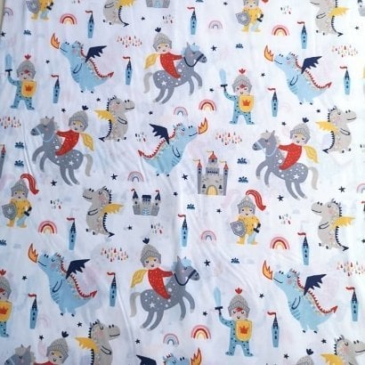 Şovalyeler Poplin kumaş