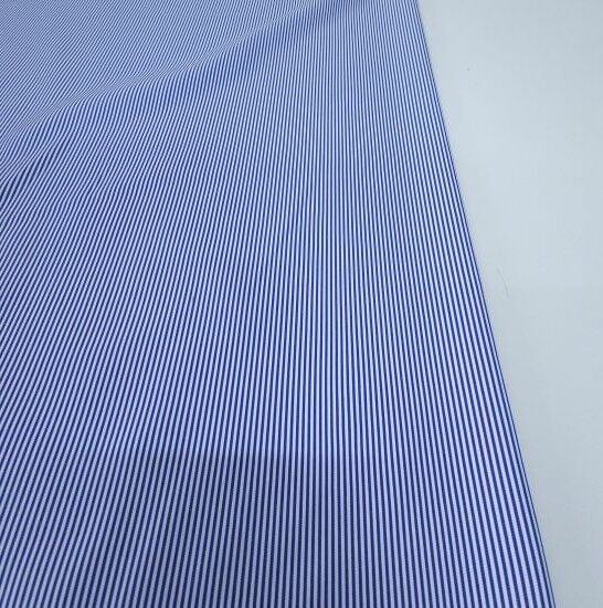 King Çizgili Poplin Kumaş