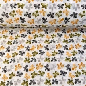 Kelebekler Raşel Kumaş yeşil