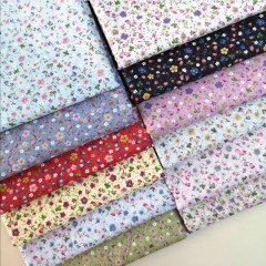 Minik Çiçekler poplin kumaş