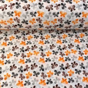 Kelebekler Raşel Kumaş turuncu