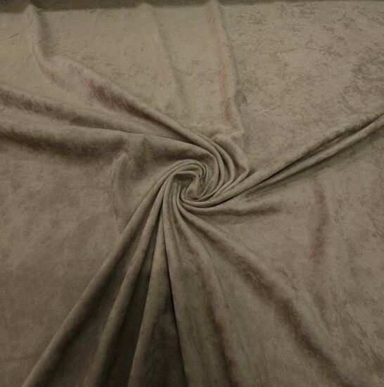 Süet Kumaş Sütlü Kahverengi