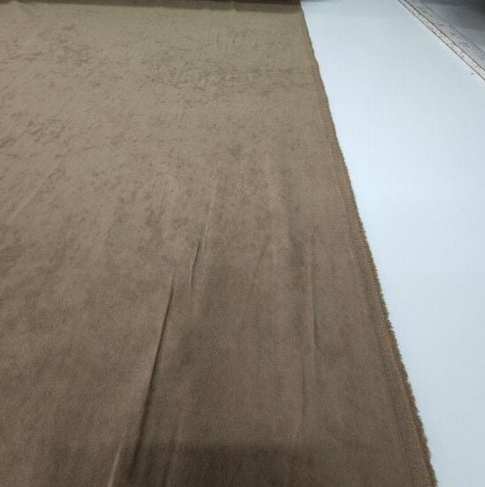 Süet Kumaş Sütlü Kahverengi