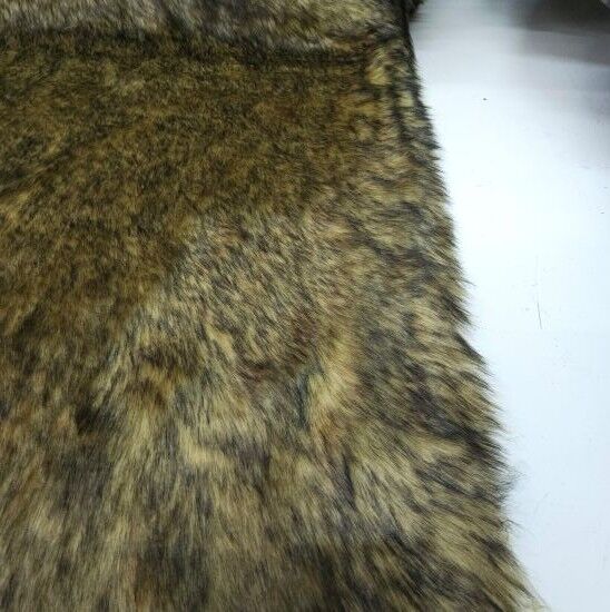 Kahverengi Siyah Kırçıllı Kürk Kumaş