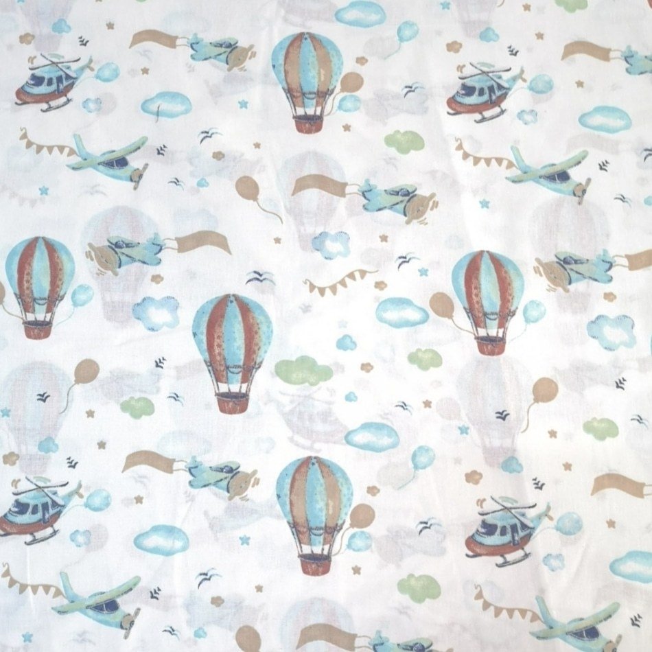 Balonlar poplin kumaş