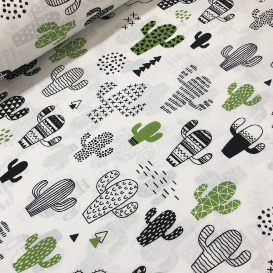 Kaktüs poplin kumaş