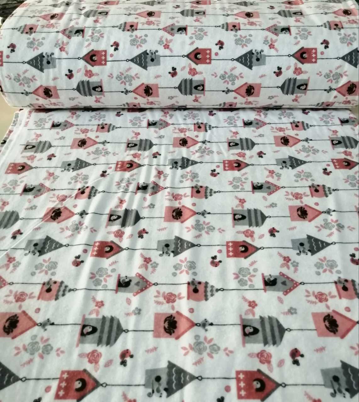 Kuş yuvası gülkurusu pazen kumaş