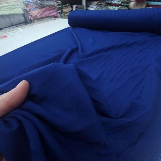 Koyu Petrol Viskon Kumaş