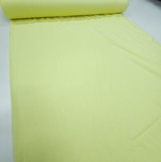 Sarı Düz Viskon Kumaş