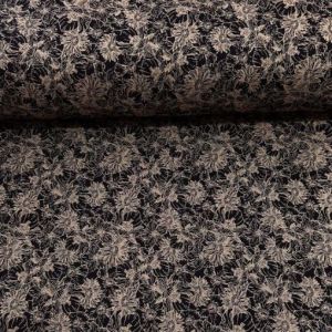 Su Çiçekleri Viskon Kumaş camel