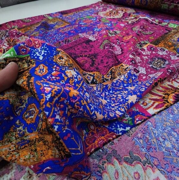 Rebirth Viskon Kumaş Pembe