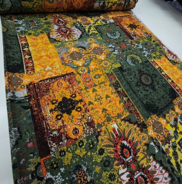 Rebirth Viskon Kumaş Sarı