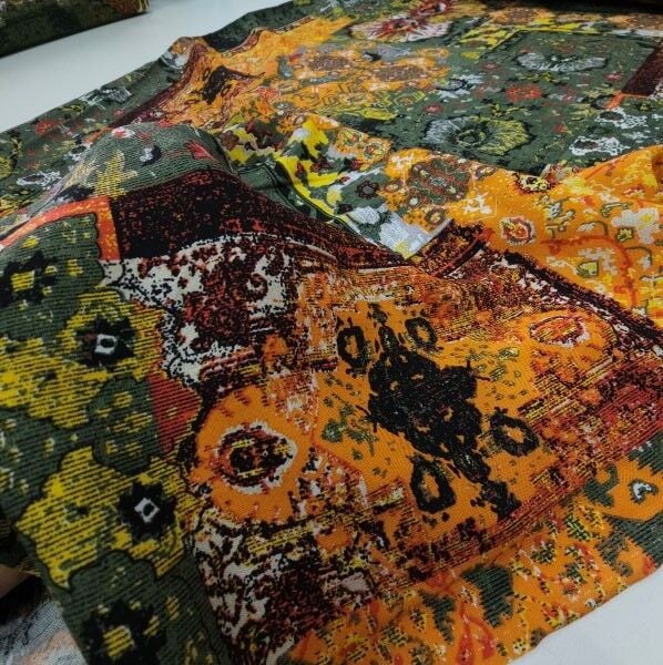 Rebirth Viskon Kumaş Sarı