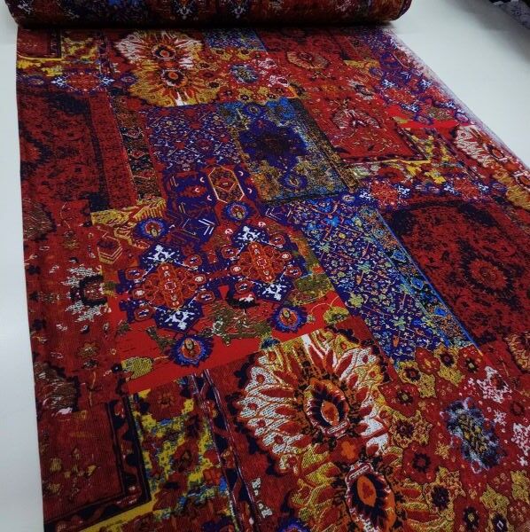 Rebirth Viskon Kumaş Bordo