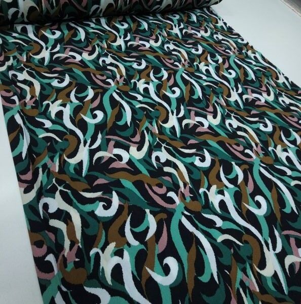 Yeşil Esinti Viskon Kumaş