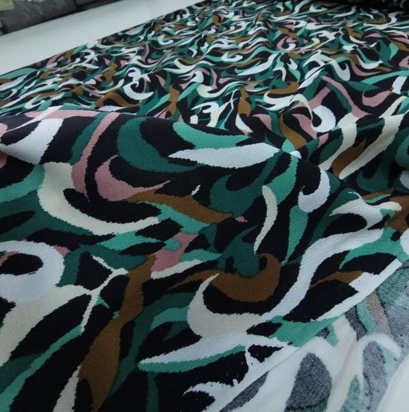 Yeşil Esinti Viskon Kumaş