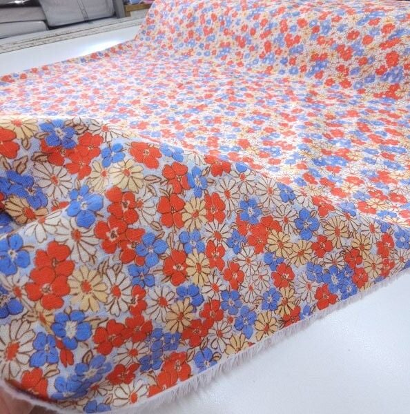 İlkbahar Çiçekleri Pamuklu Keten