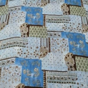 Patchwork Şifon Kumaş