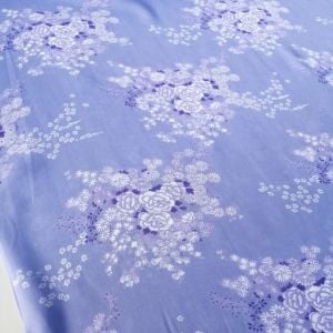 Mor Çiçekler Şifon