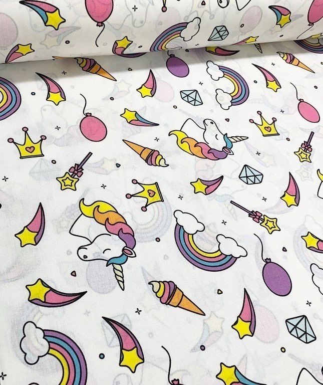 Unicorn Poplin Kumaş