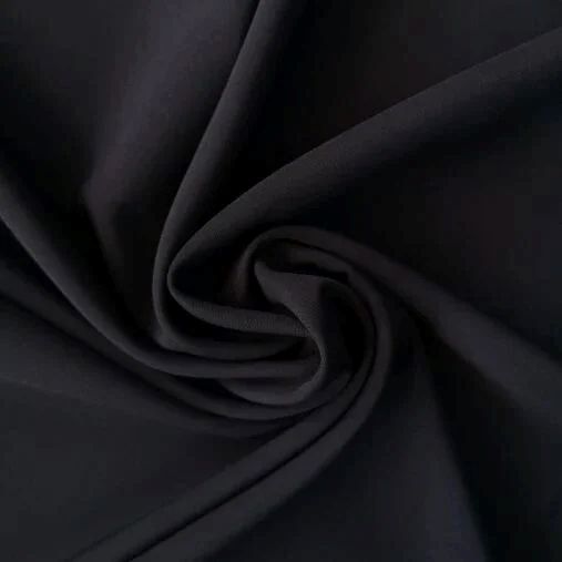 Siyah Jet Black (Koyu Siyah) Medine İpeği