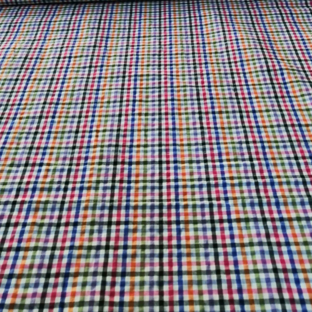 Küçük Kareli Zefir Kumaş karışık