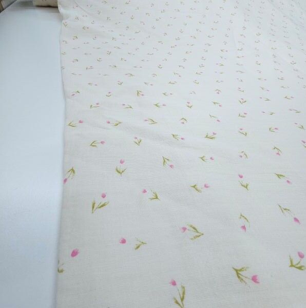 Çift Katlı Müslin Kumaş Lale Pembe