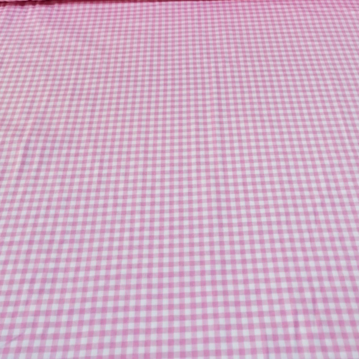 Küçük Kareli Zefir Kumaş pembe