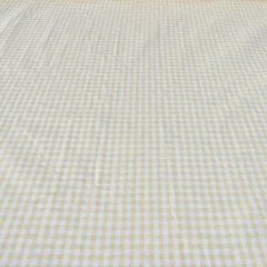 Küçük Kareli Zefir Kumaş sarı